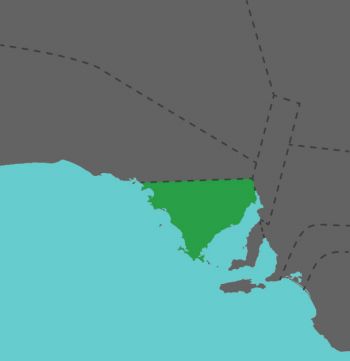 Map of regions: Eyre Peninsula