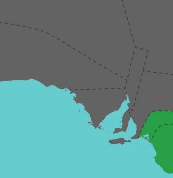 Map of regions: Murray Valley, South East