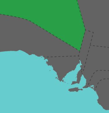Map of regions: North West