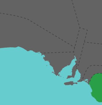 Map of regions: South East